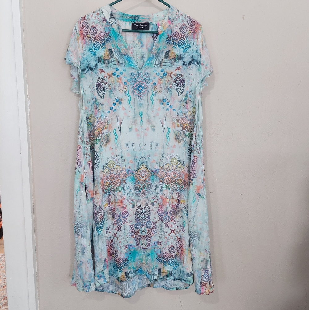 Feathers by Tolani Women's XL Dress